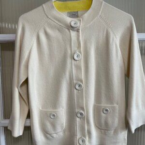 Women's LL Bean  Sweater Cream